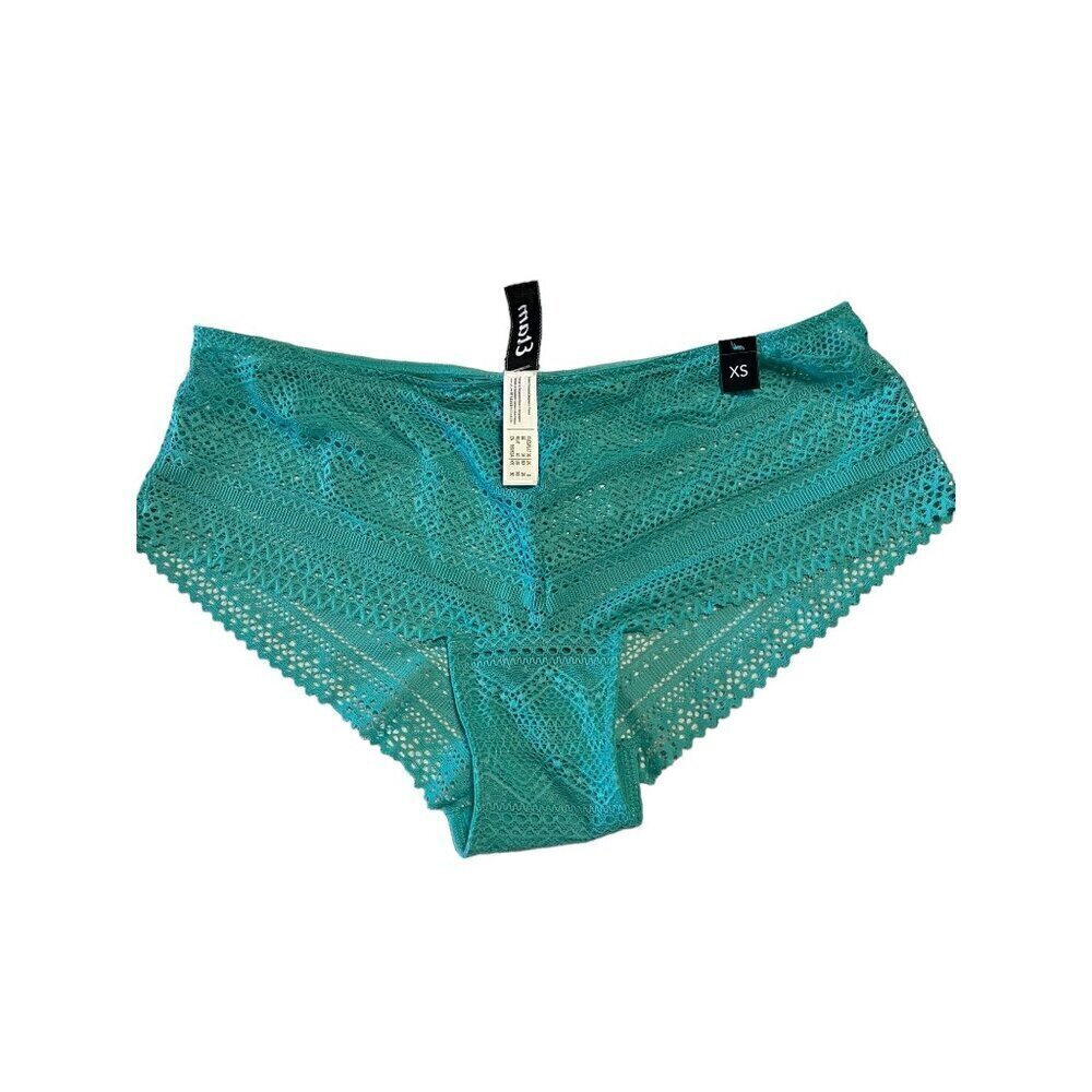 Etam Women's Green Lace XS Extra Small Sublime Shorty Panties.